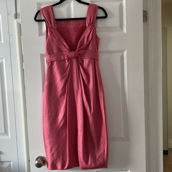 Saks Fifth Avenue Pink Empire Waist Dress Small - Picture 1 of 12
